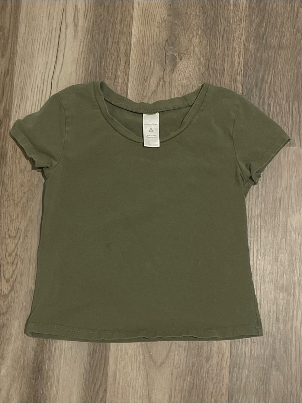 Nordstrom Olive Green Short Sleeve Tee for Kids